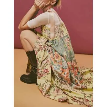 Boho Flowy Summer Dress for Women 2024 Stylish Sundress