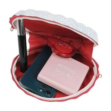 Felice Ann Mini Glitter Seashell Cross-body Evening Bag