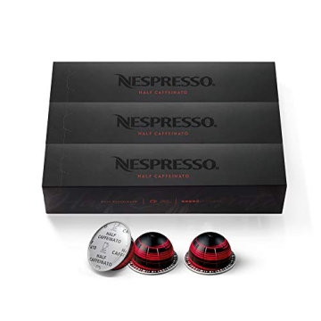 Nespresso Half Caffeinato Coffee Pods 30 Count