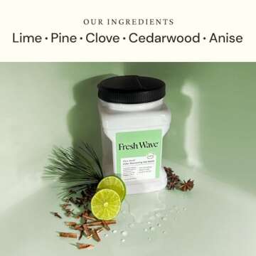 Fresh Wave Odor Removing Gel Refill, 63 oz - Natural Plant-Based Odor Eliminator for Home