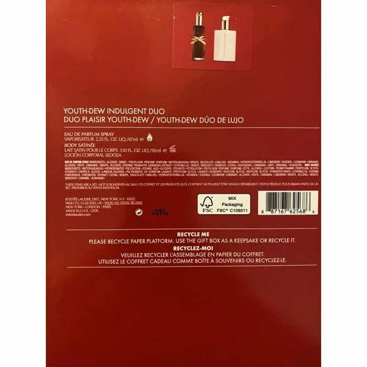 ESTEE LAUDER YOUTH-DEW 2PC SET - EDP & Body Cream