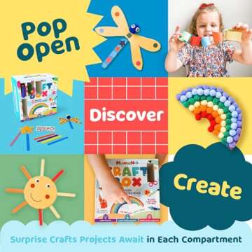 Mumaloo Craft Box - 10 Fun Projects for Kids 4-8