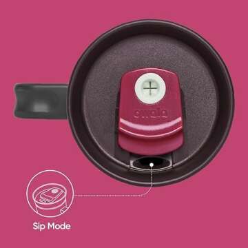 Owala Stainless Steel Triple Layer Insulated Travel Tumbler with Spill Resistant Lid, Straw, and Carry Handle, BPA Free, 40 oz, Pink (Watermelon Breeze)