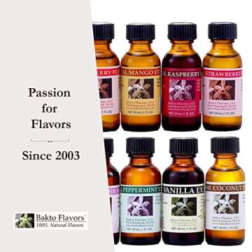 Bakto Flavors - Natural Flavors & Extracts - PICK YOUR OWN FLAVORS - Box of 5 (1 OZ Bottles)