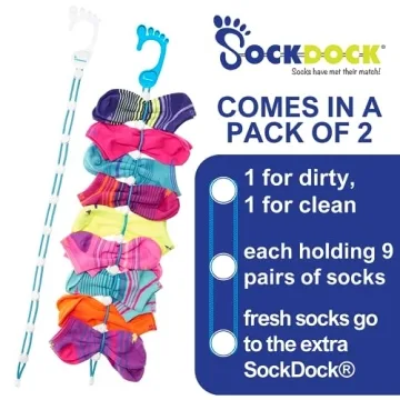 SockDock Sock Organizer Makes Laundry a Breeze