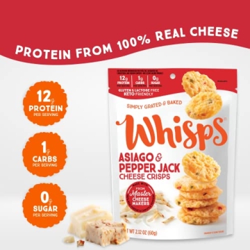 Whisps Cheese Crisps Variety Pack | Healthy Low-Carb Snacks