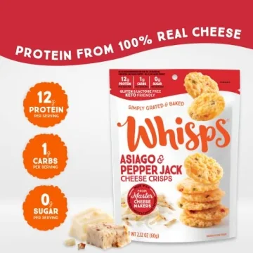 Whisps Cheese Crisps Variety Pack | Healthy Low-Carb Snacks