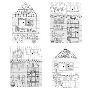 Bankers Box Color in Treats N' Eats Playhouse for Kids