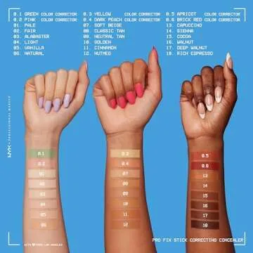 NYX PROFESSIONAL MAKEUP Pro Fix Stick Correcting Concealer, Buildable Medium Coverage Concealer Stick - Vanilla