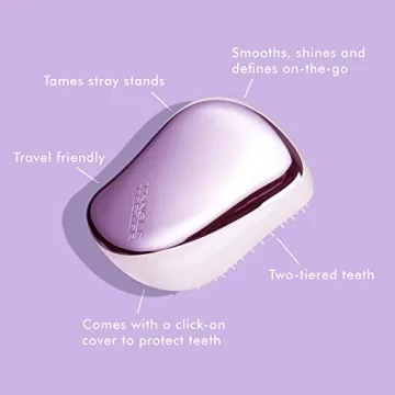Tangle Teezer Compact Styler Detangling Hairbrush in Lilac Gleam