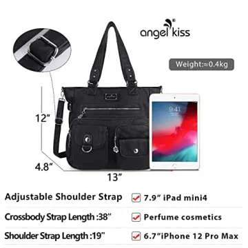 Stylish Angelkiss Handbag with Pockets for Women