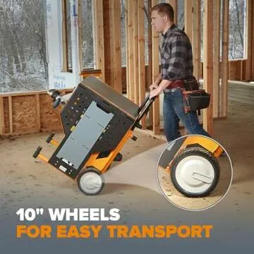 BORA Portamate Miter Saw Stand - Height Adjustable & Portable
