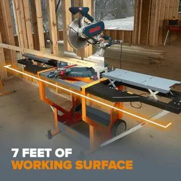 BORA Portamate Miter Saw Stand - Height Adjustable & Portable