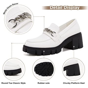 Stylish TINSTREE Platform Loafers for Women with Comfort