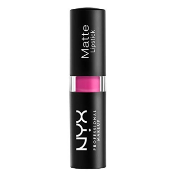 NYX PROFESSIONAL MAKEUP Matte Lipstick - Shocking Pink (Blue-Toned Hot Pink)
