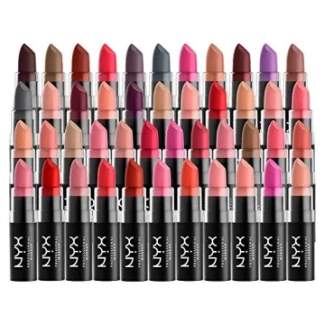 NYX PROFESSIONAL MAKEUP Matte Lipstick - Shocking Pink (Blue-Toned Hot Pink)