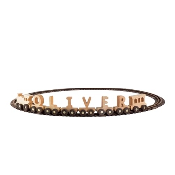 Personalized Wooden Train Name: Unique Personalized Toy for Kids