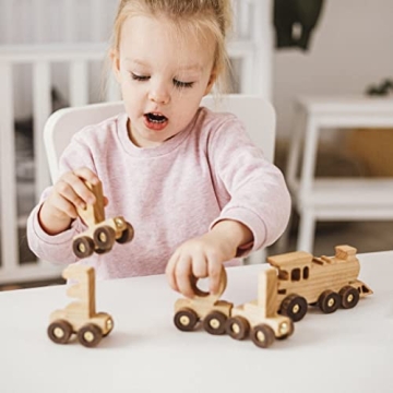 Personalized Wooden Name Train Toy for Newborns and Toddlers