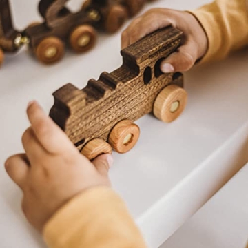Personalized Wooden Name Train Toy for Newborns and Toddlers