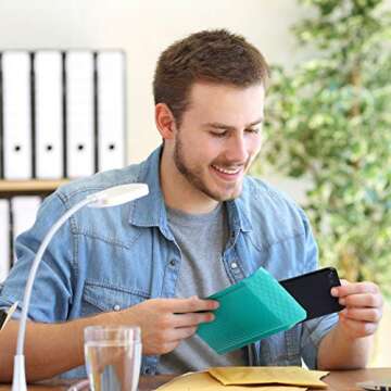 Metronic Bubble Mailers 4x8 Inch 50 Pack Teal Cushioning Padded Envelopes Self Seal Adhesive Bubble Mailer Small Shipping Envelopes for Packaging, Shipping, Mailing, Small Business