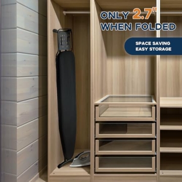 Sturdy RAINHOL 54" Ironing Board with Adjustable Height