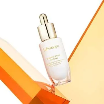 Sulwhasoo Concentrated Ginseng Renewing Brightening Ampoule- Korean Skincare, Brightening & Visibly Firming, Improves the Look of Dark Spots, Niacinamide - 0.67 fl. oz.