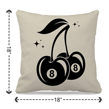 Nogrit Cherry Pillow Cover - Trendy Room Decor Essential