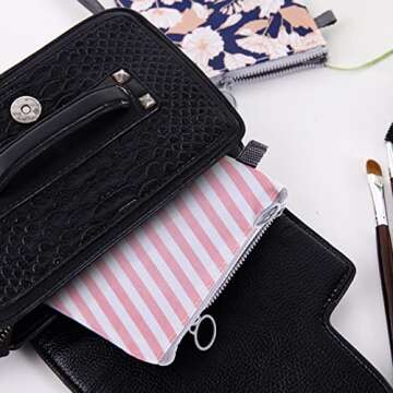 Sanitary Napkin Storage Bag, Menstrual Cup Pouch, Portable Organizer for Women