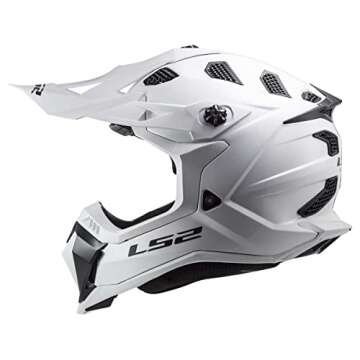 LS2 Helmets MX-Off Road Subverter Evo Helmet - Gloss White XL