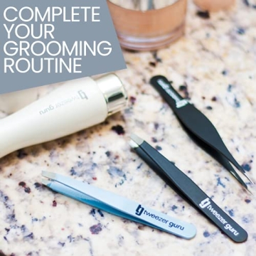 Tweezer Guru Eyebrow Tweezer Set - Precision Grooming Kit
