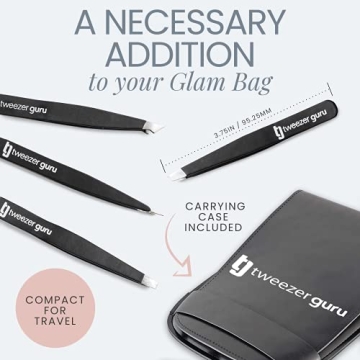 Tweezer Guru Eyebrow Tweezer Set - Precision Grooming Kit