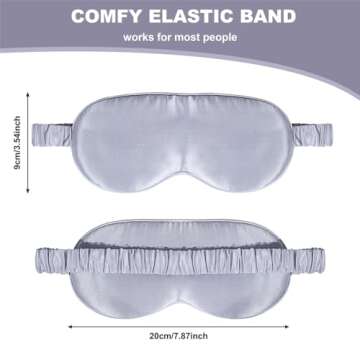 Luxury Silk Sleep Mask by ANNIKA SILK for Ultimate Comfort