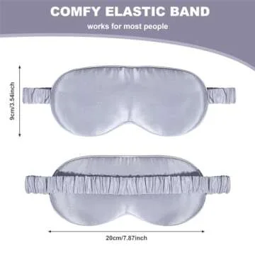 Luxury Silk Sleep Mask by ANNIKA SILK for Ultimate Comfort