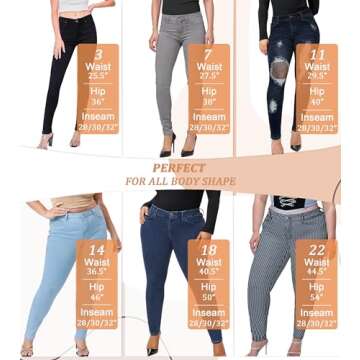 Hybrid & Company Womens Super Comfy Stretch Denim 5 Pocket Jean P22882SK Grey 15