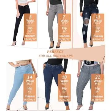 Hybrid & Company Womens Super Comfy Stretch Denim 5 Pocket Jean P22882SK Grey 15