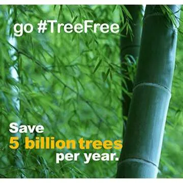 Smitten Premium Bamboo Toilet Paper, Plastic-Free, No Lint, No Core-No Waste, Unbleached, 3-ply | 32 Rolls (Bulk)