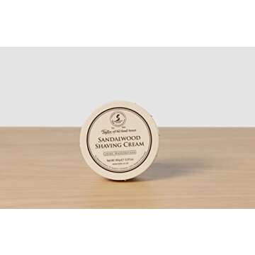 Taylor Sandalwood Shaving Cream Bowl for Luxurious Shaves