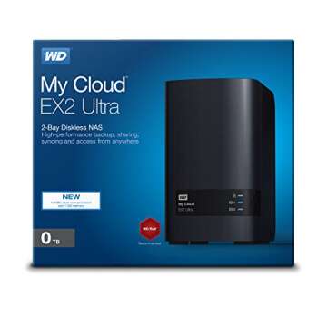 Western Digital Diskless My Cloud EX2 Ultra Network Attached Storage - NAS - WDBVBZ0000NCH-NESN
