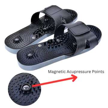 TechCare Plus 24 Modes Tens Unit Muscle Stimulator Massager Rechargeable Unit Electric Complete Set + Massage Belt + Reflexology Shoes Back Neck Pain