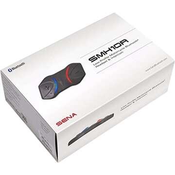 Sena SMH10R Low Profile Bluetooth Headset - Seamless Communication on the Road