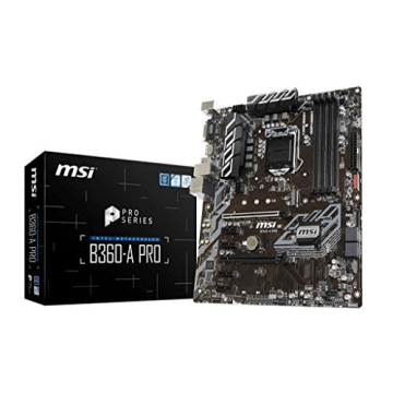MSI Model B360APRO Intel Chipset Socket H4 LGA-1151 B360-A PRO Desktop Motherboard