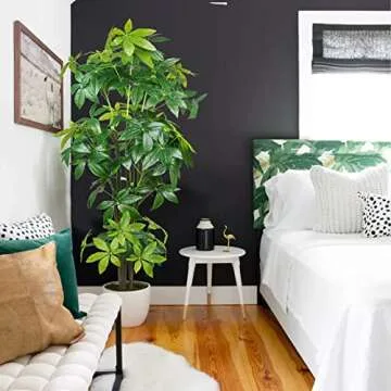 Beautiful 6.56Ft Artificial Money Tree for Home Decor