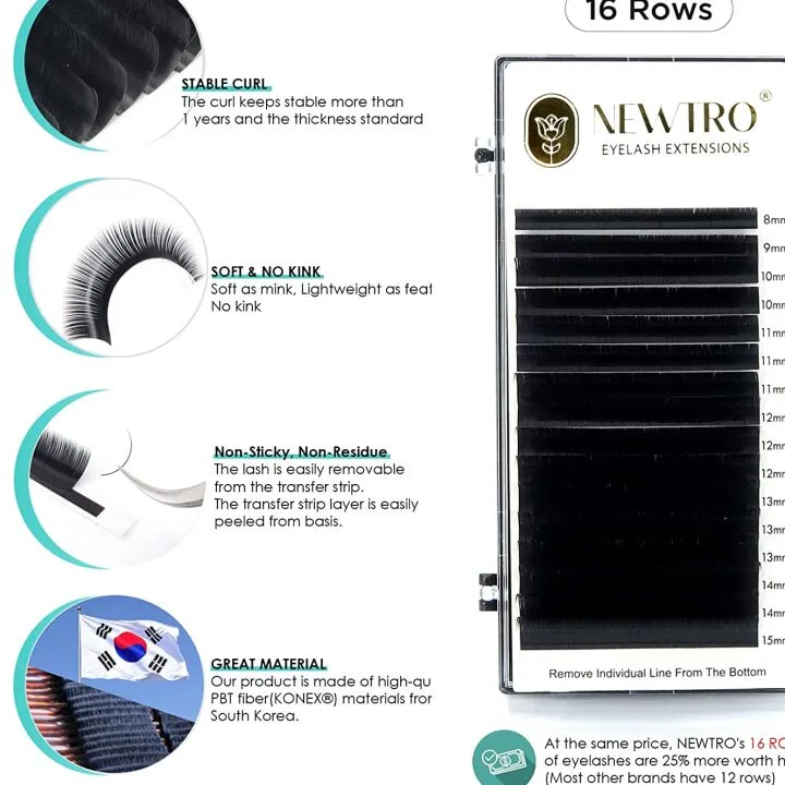 Volume Self Fanning Eyelash Extensions Supplies