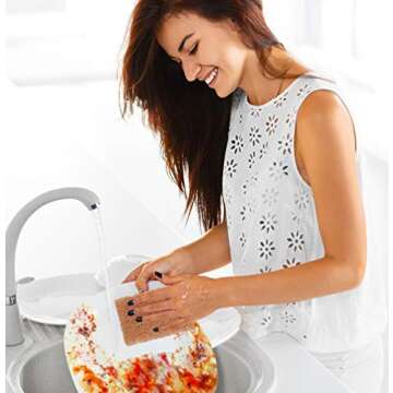 SCRUBIT Natural Scouring Pads - Eco Friendly Kitchen Cleaners