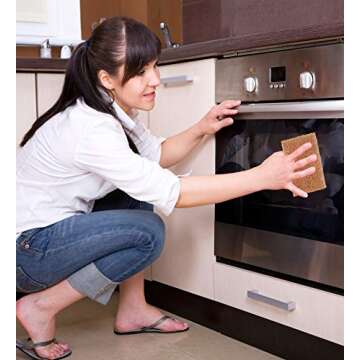 SCRUBIT Natural Scouring Pads - Eco Friendly Kitchen Cleaners