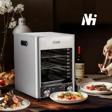 Newhai Electric Steak Broiler 1700W for Indoor Grilling