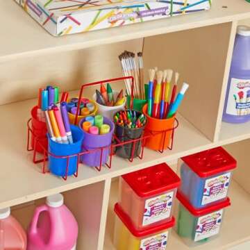 Colorations Marker Caddy for Organized Art Supplies