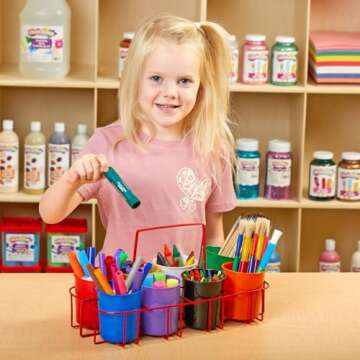 Colorations Marker Caddy for Organized Art Supplies