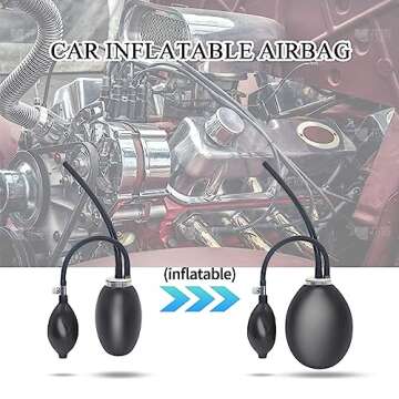 Solary Universal Easy Intake Adapter - Automotive Smoke Machine Intake Bladder/Inflatable Block Off Bladder for Fuel Leakage Detection/Detect Fuel Leaks with Ease