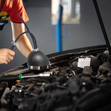 Solary Universal Easy Intake Adapter - Automotive Smoke Machine Intake Bladder/Inflatable Block Off Bladder for Fuel Leakage Detection/Detect Fuel Leaks with Ease